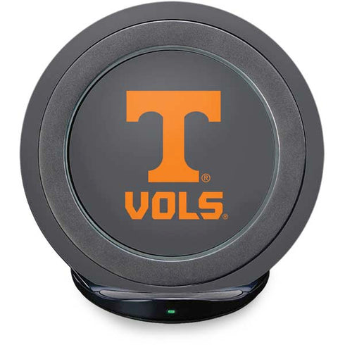 University of Tennessee-Knoxville T Logo Vols on Gray Fast Charge Wireless Charging Stand Skin